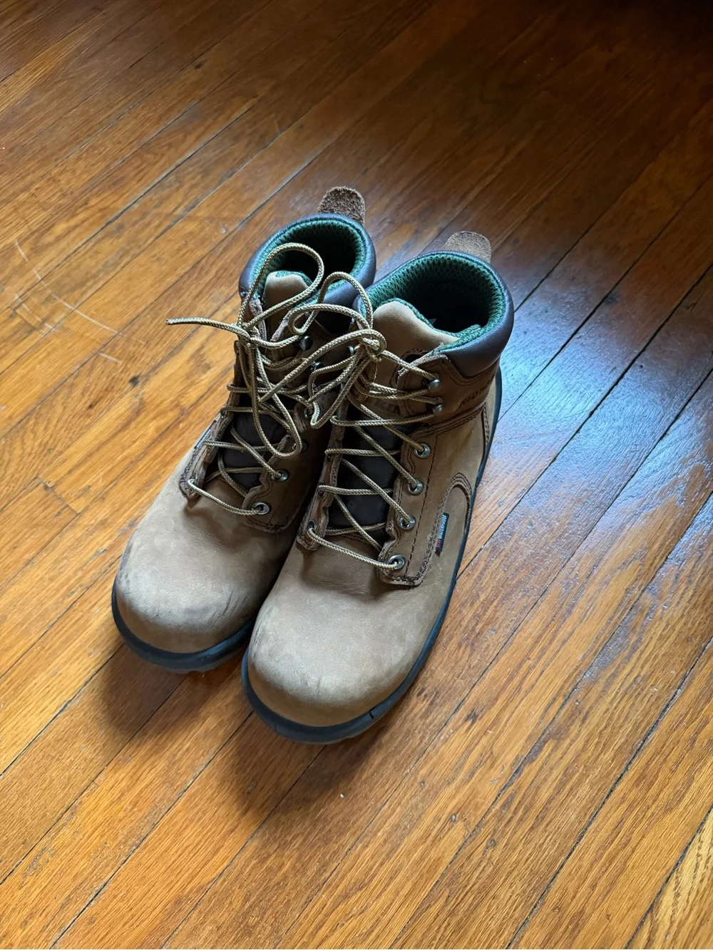 Red Wing brown leather